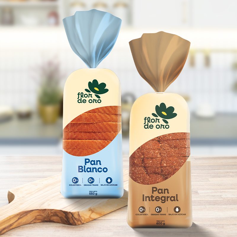 Bodegon pan flor de oro